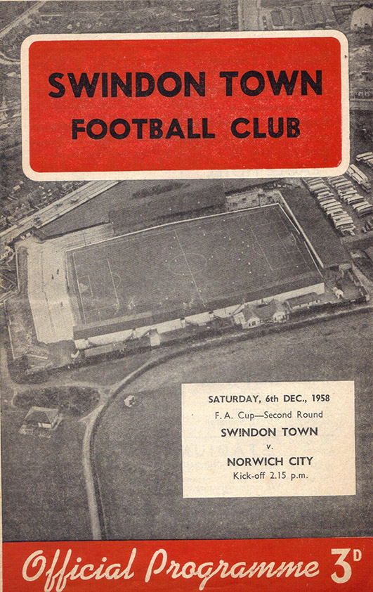 <b>Saturday, December 6, 1958</b><br />vs. Norwich City (Home)